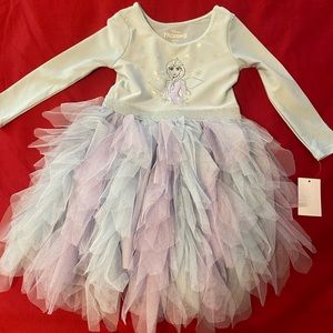 Frozen ruffle dress Elsa dress